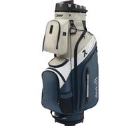 RYDZ GEAR Cartbag Big Rick, blu navy/bianco/argento