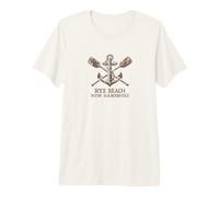 Rye Beach New Hampshire Naval - Rye Beach NH Maglietta Premium