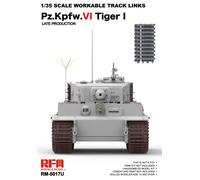 Rye Field Model RM-5017U - 1/35 Workable Track SX per Tiger I Tardi (New Stampo