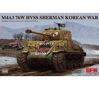Rye Field Model RM-5049 Kit Panzer M4A3 76W HVSS Sherman 1/35 Korean War - Nuovo
