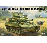 Rye Field Modello 1/35 M551 Luce Serbatoio Sheridan Vietnam Guerra Modello Kit