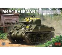 Ryefield Model RM-5119 - 1:3 5 M4A4 Sherman Con Workable Tracks & Metallo Barile