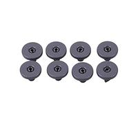RYELDOM - Kit 8 ruote per cesto inferiore lavastoviglie, compatibile con Rex, compatibile con Electrolux, diametro 4 cm, grigio, ricambio adattabile