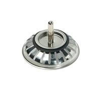 RYELDOM - Tappo per lavello cucina Franke, diametro 84 mm, ricambio con perno centrale, guarnizione 52 mm, non universale, verifica compatibilità prima dell’acquisto
