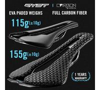 RYET Carbon 3D Printed Bike Saddle Ultralight Road MTB Seat Parts Racing 7x9mm 115g cuscino per sedili ciclismo accessori per biciclette