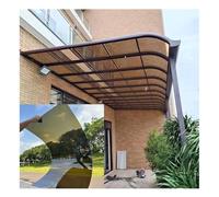Rygcrud 1,2 MM Strati di Copertura in Policarbonato, Clear Copertura delle Tettoie delle Serre Pannelli del Tetto della Pergola Protezione UV per La Sostituzione di Vetro, Partizioni(5x16.4ft)