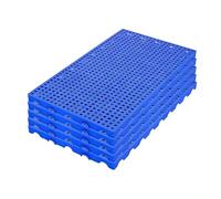 Rygcrud 5 Confezioni Pallet In Plastica Per Ambienti Umidi, Lunghezza 30, 40, 50, 60, 80, 90, 100 cm Rete Piattaforma Resistente All'umidità Per Scantinati, Garage O Ripostigli(100x60x5cm)