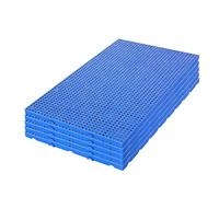 Rygcrud 5 Confezioni Pallet In Plastica Per Ambienti Umidi, Lunghezza 30, 40, 50, 60, 80, 90, 100 cm Rete Piattaforma Resistente All'umidità Per Scantinati, Garage O Ripostigli(100x60x3cm)