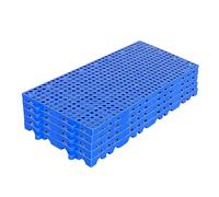 Rygcrud 5 Confezioni Pallet In Plastica Per Ambienti Umidi, Lunghezza 30, 40, 50, 60, 80, 90, 100 cm Rete Piattaforma Resistente All'umidità Per Scantinati, Garage O Ripostigli(60x30x3cm)