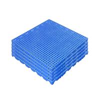 Rygcrud 5 Confezioni Pallet In Plastica Per Ambienti Umidi, Lunghezza 30, 40, 50, 60, 80, 90, 100 cm Rete Piattaforma Resistente All'umidità Per Scantinati, Garage O Ripostigli(80x80x5cm)