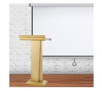 Rygcrud Acciaio Inossidabile Leggio A Podio Con Fondo Stabile, 40,6 Pollici Di Altezza Pulpiti Per Chiese, Leggio Per Presentazioni, Conferenze Per Matrimoni Ed Eventi(Gold)
