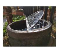 Rygcrud Acrilico Trasparente Coperchio Rotondo per Acquario, Design A Sezione Divisa con Cerniere, A Prova di Salti E Impedisce al Gatto di Catturare I Pesci, Personalizzabile(75cm)