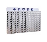 Rygcrud Cellulare Armadietto, Celle Multiple Acrilico Telefono Cellulare Armadio Di Stoccaggio Montato A Parete Con Serrature E Chiavi, Per Ufficio, Aula, Fabbrica(100 Slots)