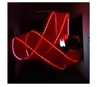 Rygcrud Dance Streamer Poi con Testa di Drago 3D, Set da Giocoleria per Principianti, Fitness All'aperto per Regali Natalizi, Spettacoli Durante I Festival(Red,10m/32.8ft)