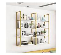 Rygcrud Librerie Per Ufficio Domestico, Mensole Sospese A Muro, Espositore Organizer Contenitore Scaffali Verticali Per Soggiorno E Camera Da Letto(120x28x138cm)