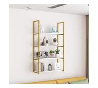 Rygcrud Librerie Per Ufficio Domestico, Mensole Sospese A Muro, Espositore Organizer Contenitore Scaffali Verticali Per Soggiorno E Camera Da Letto(60x28x138cm)