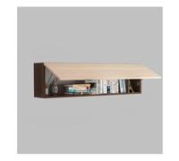 Rygcrud Librerie Per Ufficio Domestico, Montate A Parete Contenitori Organizzatori Armadietti Per Camera Da Letto, Spazi Ridotti Scaffali Sospesi(Natural-b,120x20x33.6cm)