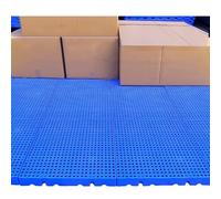 Rygcrud Pallet In Plastica Per Lo Stoccaggio A Prova Di Umidità Delle Merci, Combinazione Piastrelle Per Pavimenti Imbottitura In Cartone Per Magazzino Seminterrato Congelatore(50x50x3cm)