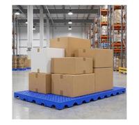 Rygcrud Pallet In Plastica Per Ripostigli Interrati, 30 40 50 60 80 100 Cm Leggeri Pallet Per Merci Tappetini Con Griglia Per Garage Cucina Resistenti All'umidità(100x60x3cm)