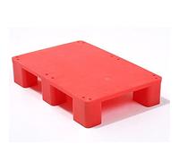 Rygcrud Pallet In Plastica - Rack Di Stoccaggio Per Carichi 1100lb. Capacità Forte E Durevole In Ristoranti, Cucine, Garage 1 Confezione(Red,80x60x12cm)
