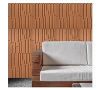 Rygcrud Pannelli Murali 3D Effetto Pietra, Decorazione per Interni Ed Esterni Cemento 120x60 Cm Pannelli in PU Alternativa alla Carta da Parati, Spessore 15 Mm, per Casa E Ufficio(Yellow-a,3pcs)