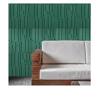 Rygcrud Pannelli Murali 3D Effetto Pietra, Decorazione per Interni Ed Esterni Cemento 120x60 Cm Pannelli in PU Alternativa alla Carta da Parati, Spessore 15 Mm, per Casa E Ufficio(Verde,10pcs)