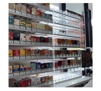 Rygcrud Portasigarette Espositore Per Negozi Al Dettaglio, Scaffali Auto Pusher Per Minimarket, 2/3/4/5/6/7 Ripiani - Supermercati(74.5x29x78.7 cm)