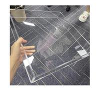 Rygcrud Vassoio in Acrilico Oggetti di Scena per L'esposizione dei Prodotti, Trasparente Piano D'appoggio Decorativo Tavolo per La pubblicità dei Cosmetici Fotografia Serbatoio d'Acqua(40x30x6 cm)