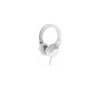 RYGHT R484789 - NIMA - Cuffie cablate - Audio stereo chiaro e profondo - Pieghevole e leggero, microfono integrato, auricolari imbottiti - Cavo da 1,2 metri - Bianco