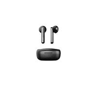 RYGHT Alfa TWS R483416 - Cuffie semi-intrauricolari Bluetooth senza fili con custodia di ricarica - Fino a 17 ore di ascolto combinato - Nero
