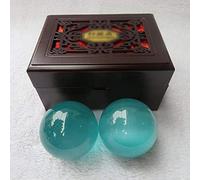 RYGHTTYT Sfere antistress per adulti Baoding Ball Cina Esercizio quotidiano Stress Relief Terapia della mano Massager Palla per la forza Fitness Palline, 45 mm (Colore:C)