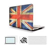 RYGOU 4 in 1 Custodia Rigida Shell in plastica con la Tastiera Screenguard e la Protezione della Polvere per MacBook 12 Pollici Modello: A1534