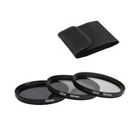 RYH 3 In 1 Grigio ND2 ND4 ND8 Kit Filtro Obiettivo Set 49mm 52mm 55mm 58mm 62mm 67mm 72mm 77mm for Canon for Nikon for Sony for Fotocamera For Pentax(55mm)