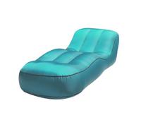 Ryhapm Divano gonfiabile impermeabile in nylon a prova di umidità per campeggio all'aperto ultraleggero spiaggia sacco a pelo lettino lettino sport campeggio divano (verde lago)