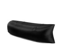 Ryhapm Divano gonfiabile per esterni, letto gonfiabile, portatile, singolo, pieghevole, da campeggio, colore nero