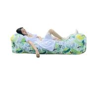 Ryhapm Divano gonfiabile veloce da campeggio, sacco a pelo da spiaggia, portatile, pieghevole, divano ad aria per viaggi, picnic, sedia da letto pigro (Big 8)
