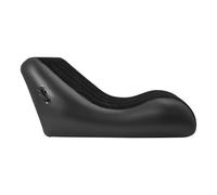Ryhapm Divano-letto gonfiabile per piscina, zattera, spiaggia, giardino, esterno, portatile, pieghevole, da campeggio, divano da spiaggia (nero)