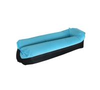 Ryhapm Trend Outdoor Products, sacco a pelo gonfiabile per divano letto, divano da spiaggia, 230 x 70 cm, blu