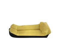 Ryhapm Trend Outdoor Products, sacco a pelo gonfiabile per divano letto, divano da spiaggia, 230 x 70 cm (giallo)