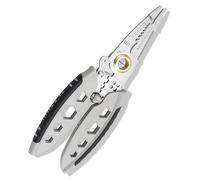 RYHHH Pinza Spelafili Automatica,9 in 1 Multifunzionale Crimpatrice Automatica per Lavori Facili E Veloci,Spelafili a Becco Lungo,Strumento Portatile per Spelafili,Tagliare e Crimpare Cavi Elettrici