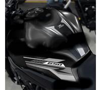 RYHJNRTH Adesivi Antiscivolo Adesivo per Serbatoio Moto Antiscivolo Protezione Ginocchia Gas Accessori Decalcomania CBR650R CB650R 2019-2024(3M Anti Slip D4)