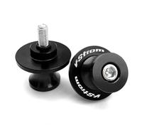 RYHJNRTH per Suzuki V-Strom 250 1050 XT V Strom 650 VStrom 800DE DL650 Moto Forcellone Spool Slider Cavalletto Viti Protettore Bobina a bilanciere(Black)