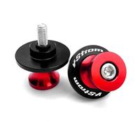 RYHJNRTH per Suzuki V-Strom 250 1050 XT V Strom 650 VStrom 800DE DL650 Moto Forcellone Spool Slider Cavalletto Viti Protettore Bobina a bilanciere(Red)