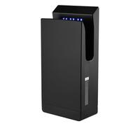 RYing Asciugamani Elettrico Bagno ad Alta velocità 1350W con Filtro HEPA,Sterilizzazione UVC e Anione,Funzione Autosensing,Asciugamani Commerciale Professionale Nero