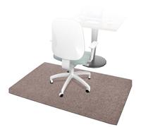 RYJYQYX Tappeto Sedia Ufficio Antiscivolo, AntiGraffio,Durevole nel Tempo, Tappeto Sedia, Tappeto Studio per Sedia per Giochi, Ufficio, Home Office,Brown-120×150cm