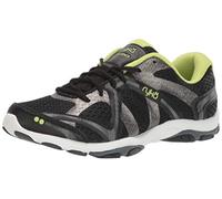 Ryka Influenza, Cross Trainer Donna, Nero/Verde Tagliente/Grigio fucina/Metallico, 38 EU Larga