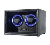 RYLENE Caricatore per orologi automatici 3/6, carica orologi automatico, 4 modalità di rotazione con luce a LED, alimentato tramite USB, regalo da uomo, silenzioso motore Mabuchi, 3 Winding Space