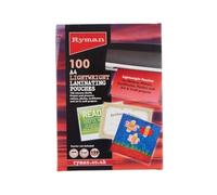 Ryman Pouches A4 150 micron, confezione da 100