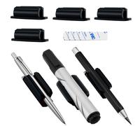 RYMAUP® 4 supporti per matite durevoli e versatili, con mollette in viscosa che possono essere fissate al tavolo, ideale per insegnanti per aula e ufficio