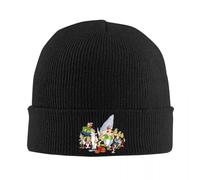 RYMHSKYBC Asterix e Obelix Dogmatix Cappello Caldo a Maglia Cappello da Cappello Autunno Inverno da Aperto Cappelli da Cappello per Adulti Unisex